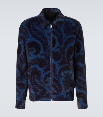 Bedruckte Jacke aus Baumwollsamt | Etro