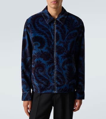 Bedruckte Jacke aus Baumwollsamt | Etro
