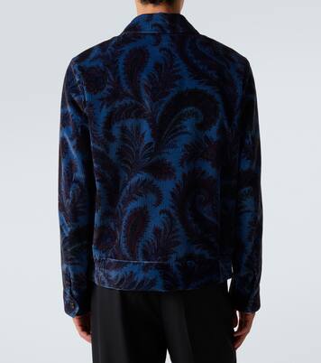 Bedruckte Jacke aus Baumwollsamt | Etro