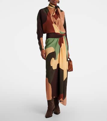 Bedrucktes Maxikleid aus Seide | Johanna Ortiz