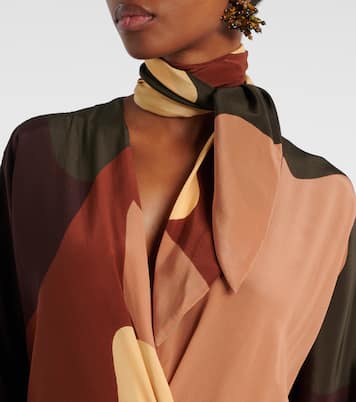 Bedrucktes Maxikleid aus Seide | Johanna Ortiz