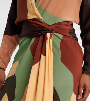 Bedrucktes Maxikleid aus Seide | Johanna Ortiz