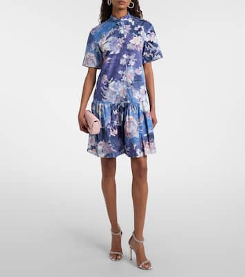 Minikleid aus Baumwollpopeline | Erdem