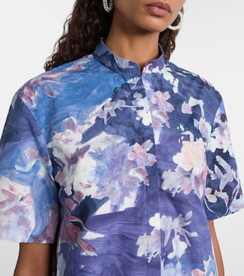 Minikleid aus Baumwollpopeline | Erdem