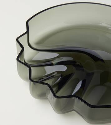 Pulse glass platter | Zaha Hadid Design