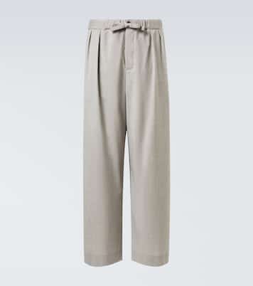 Wool wide-leg pants  | Loewe