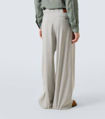 Wool wide-leg pants  | Loewe