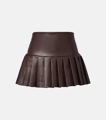 Falda corta plisada | Norma Kamali