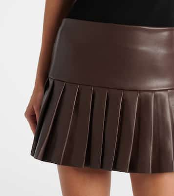 Falda corta plisada | Norma Kamali