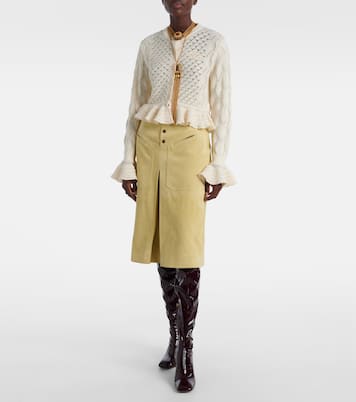 Suede midi skirt | Chloé