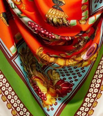 Rocco printed silk scarf | Alémais
