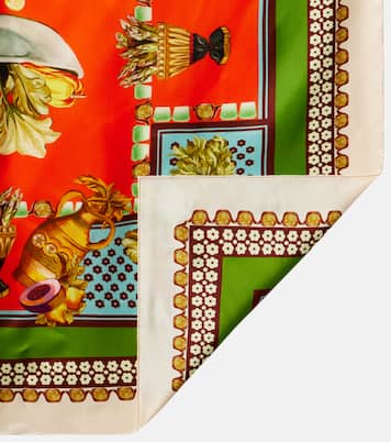Rocco printed silk scarf | Alémais