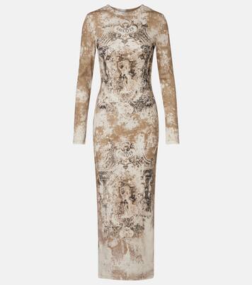 Robe midi Médaillon en coton mélangé | Jean Paul Gaultier
