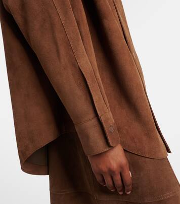 绒面革衬衫外套 | Ami Paris