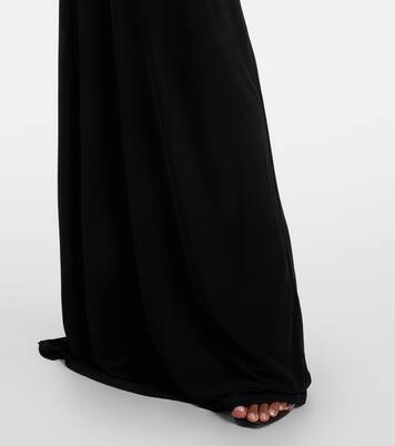 Robe longue Arced Palm à perles | Christopher Esber