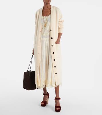 Plateausandalen Yuri 125 aus Samt | Malone Souliers