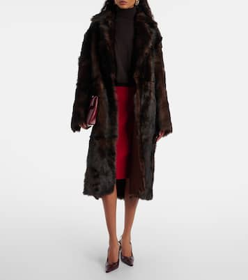 Mantel Uma aus Shearling | Nour Hammour