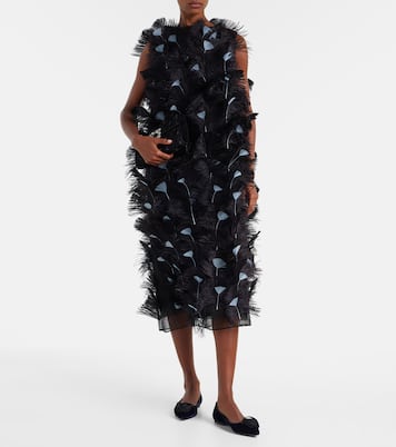 Ballerinas Rose Vivier aus Samt | Roger Vivier