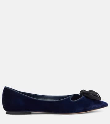 Ballerinas Rose Vivier aus Samt | Roger Vivier