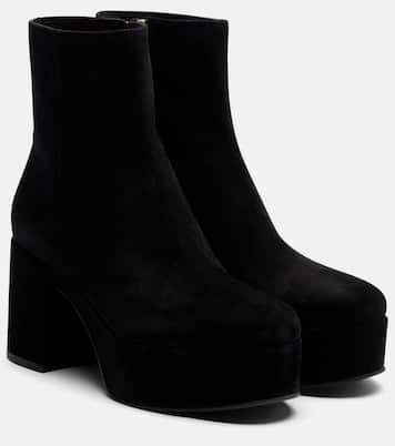35 suede platform ankle boots | Gianvito Rossi