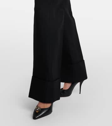 Pantalon ample en Crepe Couture | Valentino