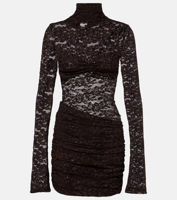 Vestido corto Francisca de encaje floral | Bananhot