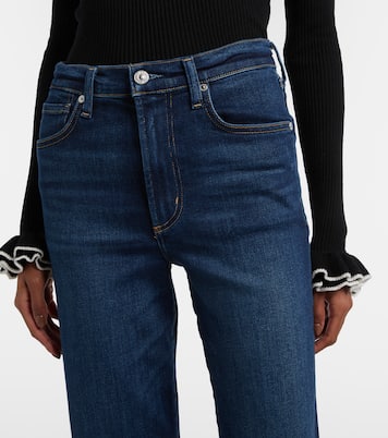 Jeans rectos cropped Caia de tiro medio | Citizens of Humanity