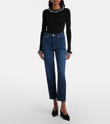 Jeans rectos cropped Caia de tiro medio | Citizens of Humanity
