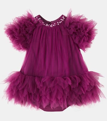 Bébé – Robe Rococo et culotte bloomer en tulle à ornements | Tutu Du Monde