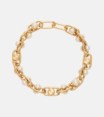 Interlocking G embellished necklace | Gucci