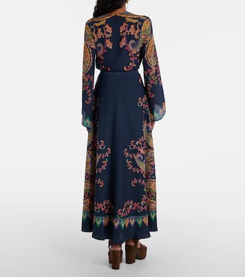 Paisley printed silk maxi skirt | Etro