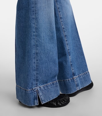 High-Rise Wide-Leg Jeans Slice | Frame
