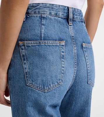 High-Rise Wide-Leg Jeans Slice | Frame