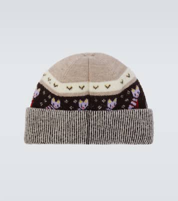 x Louis Wain – Bonnet en laine mélangée | Loewe