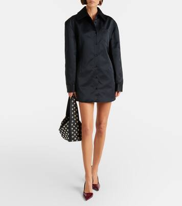 Akita satin shirt dress | The Frankie Shop