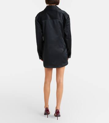Akita satin shirt dress | The Frankie Shop