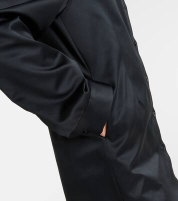 Akita satin shirt dress | The Frankie Shop