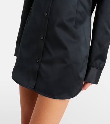Akita satin shirt dress | The Frankie Shop