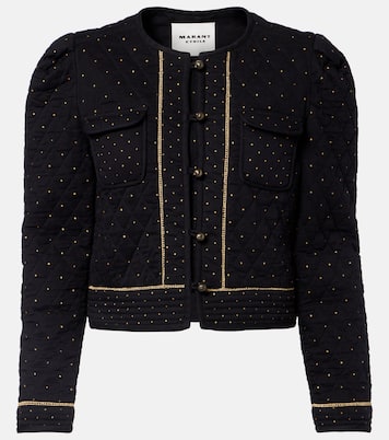 Chaqueta acolchada Vania de algodón a lunares | Marant Etoile