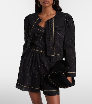 Chaqueta acolchada Vania de algodón a lunares | Marant Etoile