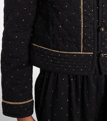 Chaqueta acolchada Vania de algodón a lunares | Marant Etoile