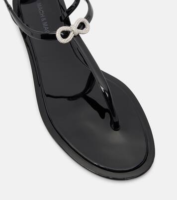 Riviera embellished thong sandals | Mach & Mach