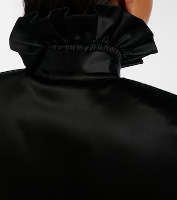Schluppenbluse aus Seidensatin | Gucci