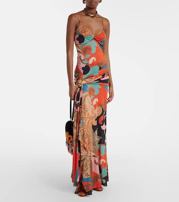 Paisley draped gown | Etro
