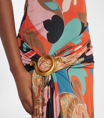 Paisley draped gown | Etro