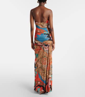 Paisley draped gown | Etro