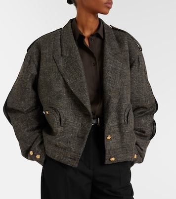 Gloriana Charlotte wool and linen-blend tweed jacket | Blazé Milano