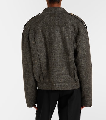 Gloriana Charlotte wool and linen-blend tweed jacket | Blazé Milano