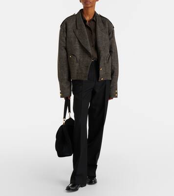 Gloriana Charlotte wool and linen-blend tweed jacket | Blazé Milano