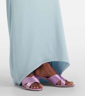 Viera 50 satin mules | Manolo Blahnik